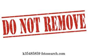 Do not remove stamp Do not remove stamp