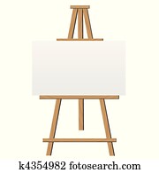 Easel Illustration Easel Illustration