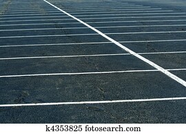 leerer, parkplatz, hintergrund