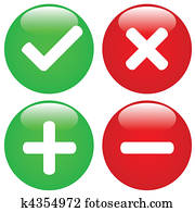 רשת, כפתורים