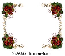Christmas border elegant Christmas border elegant