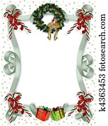 Christmas border traditional Christmas border traditional