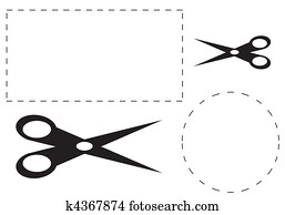 cut out coupons and scissors cut out coupons and scissors
