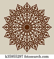 dass, schablone, mandala, muster, für, dekorativ, rosette dass, schablone, mandala, muster, für, dekorativ, rosette