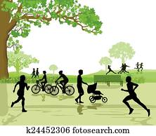 Cartoon sport and recreation Clipart | k7656812 | Fotosearch