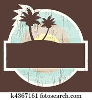 Tropical Beach Banner Tropical Beach Banner