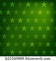 verde, estrellas, patrón