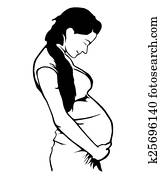 אישה בהריון