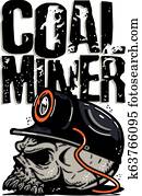 כורה של פחם, גולגולת