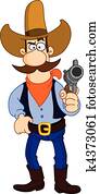 Cowboy cartoon Cowboy cartoon