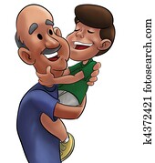 grandfather and boy grandfather and boy