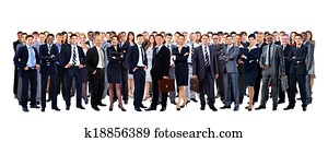 Large group of people full length isolated on white Large group of people full length isolated on white