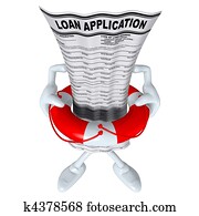 Loan Application In Life Preserver Loan Application In Life Preserver