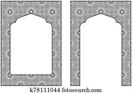 rechteckig, rahmen, mit, traditionelle, arabisches, verziehrung, für, einladung, card., verh?ltnis, a4. rechteckig, rahmen, mit, traditionelle, arabisches, verziehrung, für, einladung, card., verh?ltnis, a4.