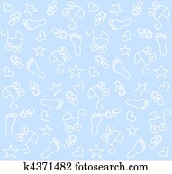 seamless baby pattern