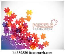 Abstract puzzle background Abstract puzzle background