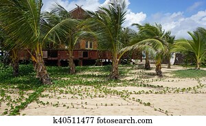 beach hut on sal island