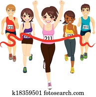 Female Marathon Winner Female Marathon Winner