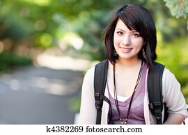 gemischtrassig, student