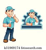 Handyman worker Handyman worker