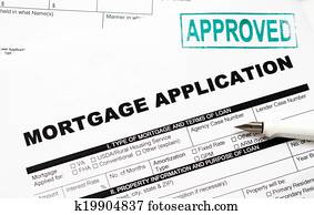 Mortgage loan application form