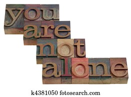 you are not alone