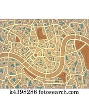 anónimo, mapa ciudad