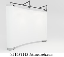 Blank trade show booth for design Blank trade show booth for design