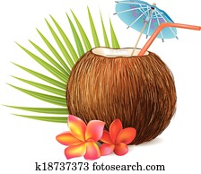 Coconut drink Coconut drink