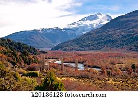 Tronador volcano, border between Argentina and Chile, Southern V