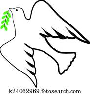 vogel, heiliger geist, symbol, logo vogel, heiliger geist, symbol, logo
