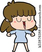 cartoon woman laughing cartoon woman laughing