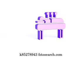 Purple Acupuncture therapy icon isolated on white background. Chinese medicine. Holistic pain management treatments. Minimalism concept. 3d illustration 3D render Purple Acupuncture therapy icon isolated on white background. Chinese medicine. Holistic pain management treatments. Minimalism concept. 3d illustration 3D render