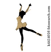 Ballerina Illustration Silhouette Ballerina Illustration Silhouette