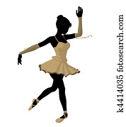 Ballerina Illustration Silhouette Ballerina Illustration Silhouette