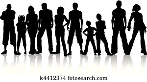 grupo de las personas