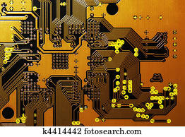 Orange Circuit Board