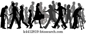 People walking People walking