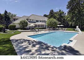 Swimming pool and deck Swimming pool and deck