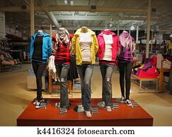 Teenage fashion store