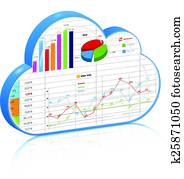 wolke, rechnen, für, geschaeftsprozess, geschäftsführung, begriff