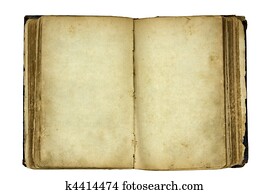 פתוח, ישן, ספר ריק