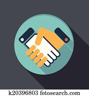 byt, icon., handshake