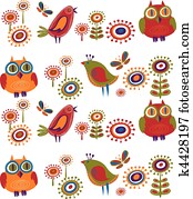 flores, y, aves, -, 2