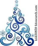 Blue Christmas tree Blue Christmas tree