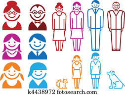 family icon set