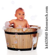 luftbubbla bada, baby