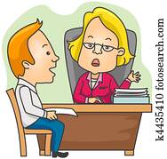 Man on Interview Man on Interview