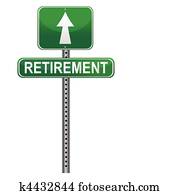 Retirement Street sign Retirement Street sign