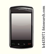 Vector cell phone / PDA Blackberry Vector cell phone / PDA Blackberry